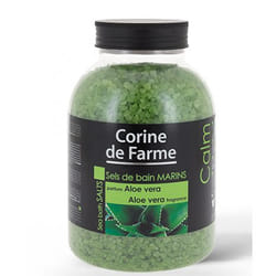 Corine de Farme 013406UK sel et minéraux de bain 1,3 kg Aloé Sels de bain