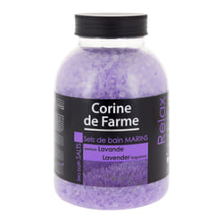Corine de Farme 013411ES sel et minéraux de bain 1,3 kg Lavande Sels de bain