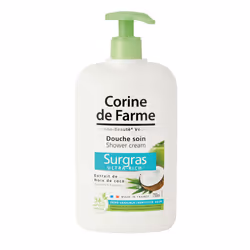 Corine de Farme Shower Cream Ultra-Rich Coconut, Crème de douche, 750 ml, Adults, Adult, Femmes, Corps, Peau sensible