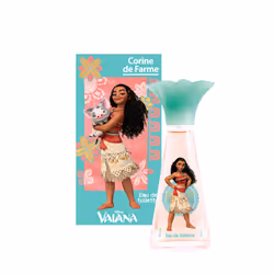 Corine de Farme Eau de Toilette Vaiana, Enfants, Été, 30 ml, Flacon non réutilisable, Lait, Vanille, Héliotrope