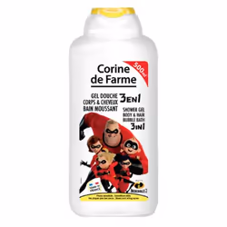 Corine de Farme 01546058, Gel douche, 500 ml, Enfants, Garçon, Corps et cheveux, Peau sensible