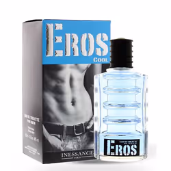 Corine de Farme Eau de toilette EROS Cool, Hommes, 100 ml, Flacon non réutilisable, Bergamote, Coriandre, Pamplemousse, pampl ...