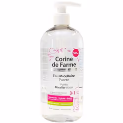 Corine de Farme Purity micellar water, Femmes, 500 ml, Peau sèche, Peau sensible, Calmant, Nettoyant, Hydratant, Flacon pompe ...