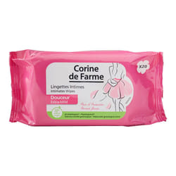 Corine de Farme Lingettes Intimes Douceur