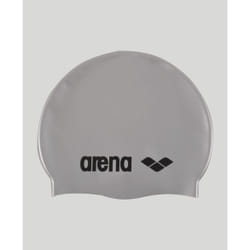 Arena Classic Silicone Cap Noir, Argent