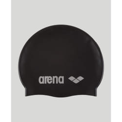 Arena Classic Silicone Cap Noir, Argent