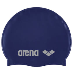 Arena Classic Silicone Cap Bleu, Argent