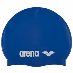 Arena Classic Silicone Junior, Bleu, Blanc, Casquette, Unisexe, Enfant, Natation, One Size