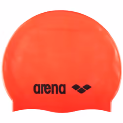 Arena Classic Silicone, Noir, Orange, Casquette, Unisexe, Natation, One Size, Spéciale