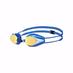 Arena Tracks Junior Mirror, Taille unique, Bleu, Jaune, Bleu, Silicone, Adulte
