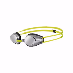 Arena Tracks Junior Mirror, Taille unique, Argent, Gris, Jaune, Silicone, Adulte