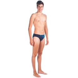 Arena Backwash Brief Noir, Bleu