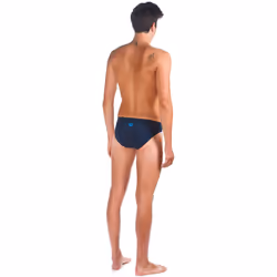 Arena Backwash Brief Noir, Bleu