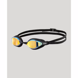 Arena Air Speed Mirror, Unisexe, Taille unique, Noir, Caoutchouc thermoplastique (TPR), Cuivre, Miroir, Jaune, Polycarbonate