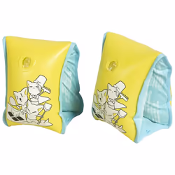 Arena Kids Friends Soft Armband, Brassards de nage, Garçon/Fille, PVC, Polyester, Bleu, Jaune