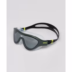 Arena The One Mask, Hommes, Taille unique, Noir, Vert, Transparent, Polycarbonate, Silicone, Transparent, Polycarbonate