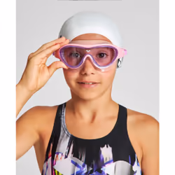 Arena The One Mask Jr, Unisexe, Taille unique, Rose, Transparent, Polycarbonate, Silicone, Violet, Polycarbonate