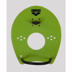 Arena Elite Hand Paddle, Noir, Citron vert, Plaquettes de natation, unisexe, S, Caoutchouc thermoplastique (TPR), Polyéthylèn ...
