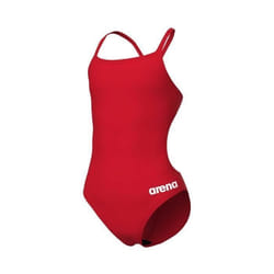 Maillot de bain 1 pièce - Arena - Team Challenge Solid - Rouge - Enfant - Résistant au chlore