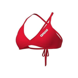 Haut de maillot de bain femme Arena Team Solid - Rouge - Adulte - Femme