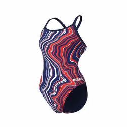 Maillot de bain 1 pièce femme Arena Marbled