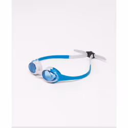 Arena Spider Kids, Unisexe, Taille unique, Gris, Bleu clair, Silicone, Bleu, Polycarbonate