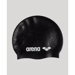 Arena Silicone Cap, Noir, Casquette, Unisexe, Adulte, Natation, One Size