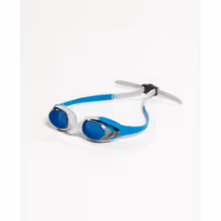 Arena Spider Junior, Unisexe, Taille unique, Bleu clair, Blanc, Silicone, Bleu, Polycarbonate