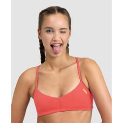 Haut de maillot de bain femme - Arena - Live R - Rouge - Fluo red/yellow star - Tissu résistant au chlore