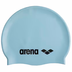 Arena Classic Silicone Cap, Bleu, Casquette, Unisexe, Adulte, Chaussure de course, Natation, Silicone