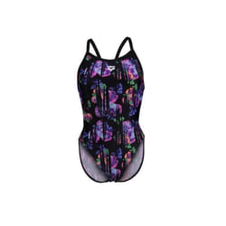 Maillot de bain 1 pièce femme Arena Xcro - Rose/multi-black - Adulte - Femme