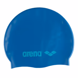 Arena Classic Silicone Cap, Bleu, Casquette, Unisexe, Adulte, Chaussure de course, Natation, Silicone