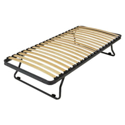 Sommier en métal gigogne 80x190 - 20 lattes bois - Gain de place - Made in France