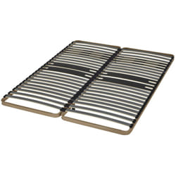 Sommier à lattes 2x80x200 C322 - 46 lattes bois - Fabrication française