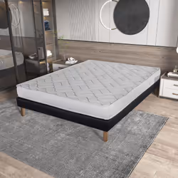 Profitez de la fermeté dans votre literie avec ce matelas mousse soutien ferme blanc de la marque MORGINA. À première vue, l' ...