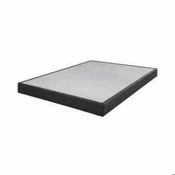 Sommier tapissier 160x200 Omega simili gris 2x17 lattes