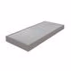 Sommier tapissier 90x200 Omega simili taupe 18 lattes