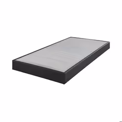 Sommier tapissier - EBAC - Omega - 18 lattes multiplis - Gris - 70x190 cm