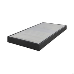 Sommier tapissier - EBAC - Omega - 18 lattes multiplis - Gris - 70x190 cm