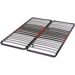 Misez sur ce cadre à lattes gris foncé LISMEO pour augmenter le niveau de confort et de durabilité de votre lit. Ce modèle es ...