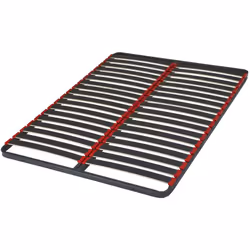 Ebac Literie - Sommier à lattes 120x190 C39 - 36 lattes bois - Fabrication française