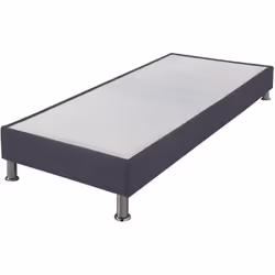 Faites de beaux rêves en aménageant ce sommier tapissier avec renfort lombaire anthracite - DREAMO dans votre chambre à couch ...