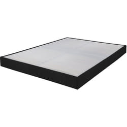 Sommier tapissier 120x190 cm avec renfort lombaire anthracite - dreamo