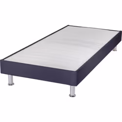 Pour compléter un lit d'enfant, faites votre choix pour ce sommier tapissier avec renfort lombaire gris foncé . Avec ses dime ...