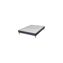 Sommier tapissier Omega Volcan 140x190 Lattes bois - H.15 cm - Made in France