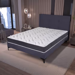 Depuis sa conception à sa finition, ce matelas mousse moelleux blanc et gris foncé - MELIARE, est tout à fait surprenant. Lai ...