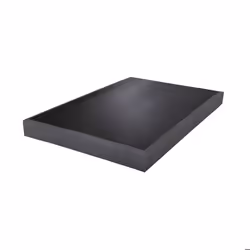 Sommier à lattes 140x190 cm 2x9 lattes larges anthracite - SAHARI