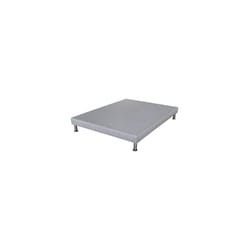 Sommier déco SR9 - Gris clair 140x190 - Lattes bois - H.13 cm - Made in France