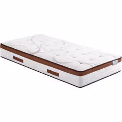 Matelas 90x190 - Recif - Ressorts ensachés - Hauteur 30 cm - Soutien ferme - Mousse à mémoire de forme