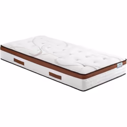 Matelas 90x200 - Recif - Ressorts ensachés - Hauteur 30 cm - Soutien ferme - Mousse à mémoire de forme
